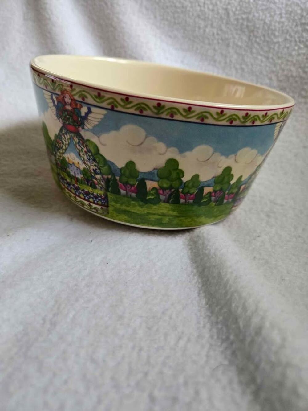 Jim Shore Angels - Four Seasons Ceramic Bowl